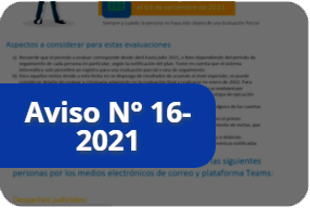 Aspectos a considerar para estas evaluaciones