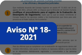 La dirección de gestión humana informa a las oficinas y despachos judiciales: