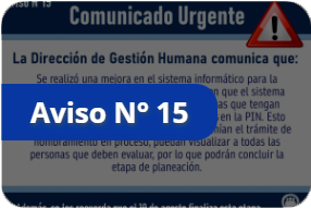 Comunicado Urgente